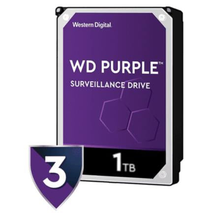 Disco Duro Western Digital Purple 1Tb Sata 6Gbs 3.5" 64Gb 5400Rpm Videovigilancia - Wd10Purz
