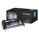 Lexmark X560A2CG cartucho de tóner 1 pieza(s) Original Cian