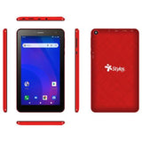 Tablet Stylos Taris 7" Quadcore 16 Gb Ram 1 Gb Android 10 Color Rojo - Stta116R