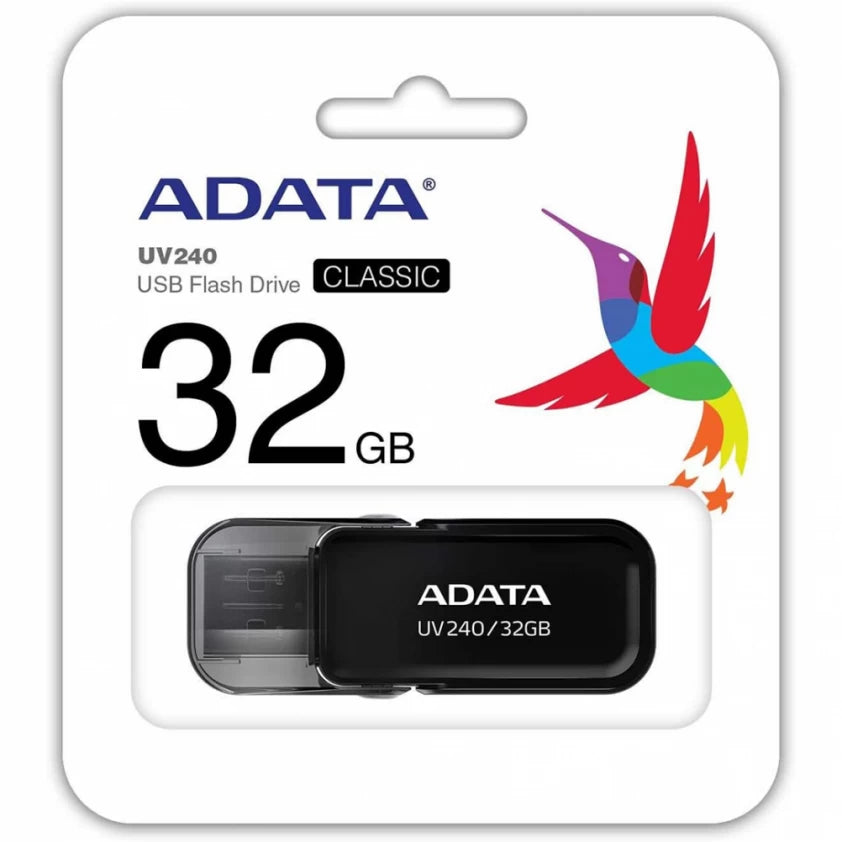 Memoria Usb Adata Auv240-32G-Rbk Negro Usb 2.0 FullOffice.com