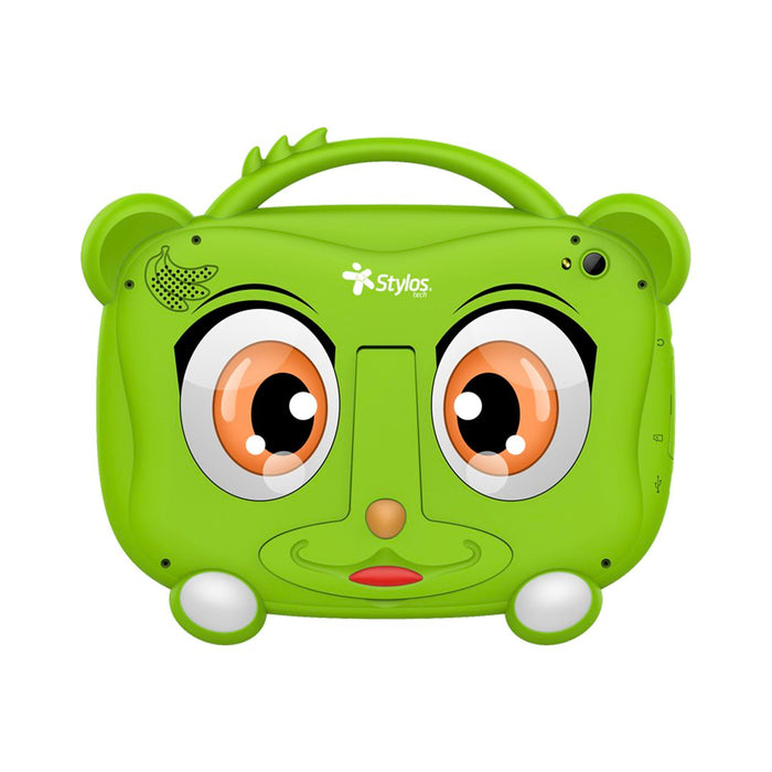 Tablet Stylos Tech Kids Interactiva 7" Quadcore 16 Gb Ram 1 Gb Android 11 Color Verde - Sttka11G