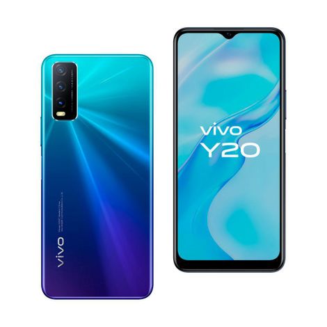 Smartphone Vivo Y20 6.51" Hd+ Mediatek 64Gb/4Gb Cámara 13Mp+2Mp+2Mp/8Mp Android 11 Color Azul - Vivoy204/64-A
