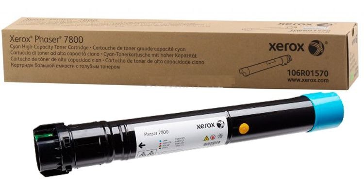 Toner Xerox Cyan High Capacity Phaser 7800 17.2K Pa - 106R01570