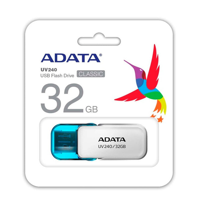 Memoria Usb Adata Auv240-32G-Rwh Blanco 2.0 FullOffice.com